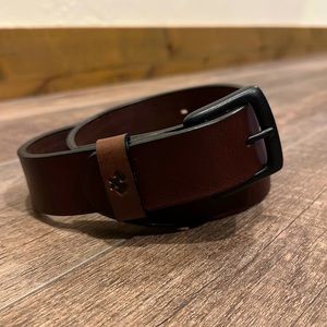 Main Street Forge Men’s Brown Leather Belt - Size 34